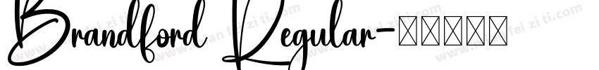 Brandford Regular字体转换